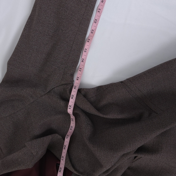 Lafayette 148 New York Brown Tweed Wool Silk Blazer | Size 12 - Picture 14 of 16